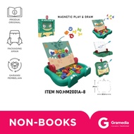 Kukiko Magnetic Play & Draw Set Numbers & Letters Hm2001A-8