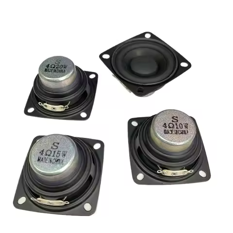 SOTAMIA 2Pcs 2 Inch Square Audio Full Range HiFi Speaker 4 Ohm 8 Ohm 20W 15W 10W 4R 8R DIY Soundbar 