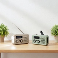 多功能防災收音機 | 太陽能/手搖發電 手電筒 LED強光 SOS警報