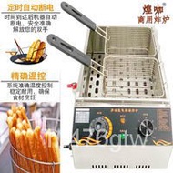 YQ22 Timing Electric Fryer Multi-Function Fryer Electric Fryer Fryer with Oil Drain Valve Deep-Fried Dough Sticks Artifa