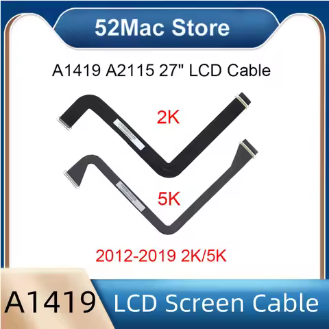New LCD LED Display Video Cable 923-0308 923-00093 For iMac 27" A1419 A2115 2K 5K LCD Screen Cable 2