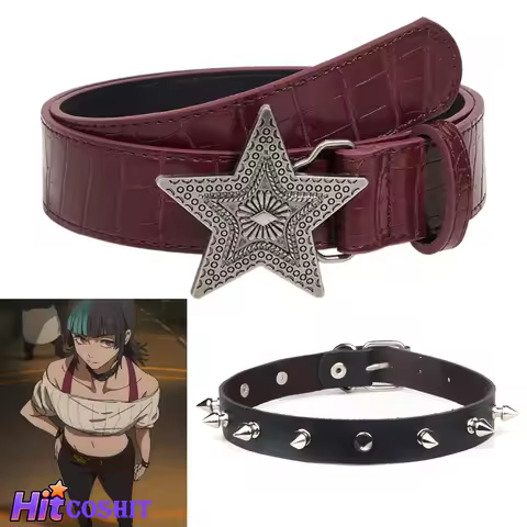 ‌Hoshi Kirara Roro JJK Dead Anime Belt Pants Strap Necklace Neck Lace Cosplay Accessories Women Fant