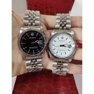 PROKING Silver Men’s Watch With Date – Stainless Steel Band, Quartz Movement
