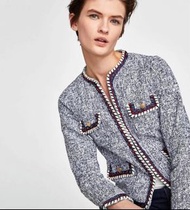 Zara tweed jacket 外套