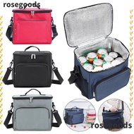 ROSEGOODS1 Cooler Bag, Travel Bag Picnic Insulated Lunch Bag, Reusable  Cloth Tote Box Lunch Box Adult Kids