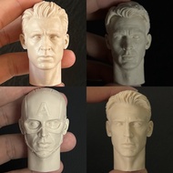 Unpainted Chris Evans 1/6 Head Sculpture