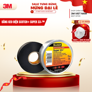 Băng keo điện 3M Super 33 (màu đen) khổ 3/4 x 66ft