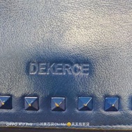dekerce 205*韓版藍色dekerce長夾皮革皮夾