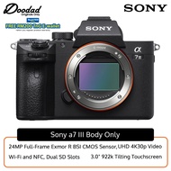 Sony A7 III / A7 Mark III / MKIII / A7III Body Only Mirrorless Camera | Sony My Set | 1Year Warranty