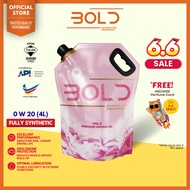 Engine Oil 0w20 BOLD SIRIM 4L / 3L Fully Synthetic SP Car 0w-20 Minyak Hitam Enjin Kereta Perodua Be