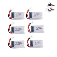 🔥 6Pcs 3.7V 300mah Lipo Drone Baery 702030   Rechargeable Baeries For Syma X11 E55 Fq777 Fq17w F180 