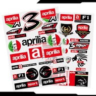 Reflective Motorcycle Tank Helmet Sticker Italy Decal For Aprilia Factor Racing RSV4 Tuono V4 SR50 g
