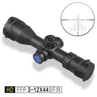 EFA ARMS 現貨 DISCOVERY 發現者 HD 3-12X44 SFIR FFP 短版 狙擊鏡