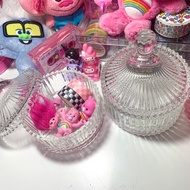 [Cash On Delivery Available] 4-Inch Princess Glass Jar Very Beautiful And Luxurious. Put Small Items