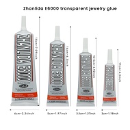 E6000 Super Glue Zhanlida 25/50/110ML Transparent Jewelry Decorations Glue Adhesive Sticky Drill Rhi