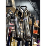 READYSTOCK Thai Custom Downpipe 2.5" Stainless Steel Hilux Vigo Revo Triton Navara D40 NP300 DMAX Ra