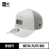 New Era 9FORTY A-Frame Golf Trucker Metal Plate White Snapback Cap