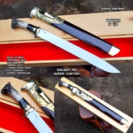 golok sembelih bohler k110 tanduk rsa siap pakai 40 cm
