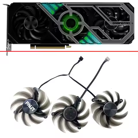 82MM FD8015U12D Cooling Fan For Palit GeForce RTX 3060 Ti 3070 3070Ti 3080 3080Ti 3090 Gamingpro OC 