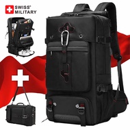 SWISS MILITARY 50L 78L Large Capacity Travel Backpack Luggage Sports Training Fitness Independent Sh