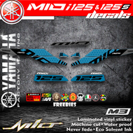 17M3 MIO I 125 STOCK DECALS STICKER FOR MOTORCYCLE PARTS AND ACCESSORIES