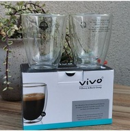 Vivo Villeroy Boch Group 品牌 雙層玻璃保溫杯 Double-Walled Glasses 80ml (一套2件）