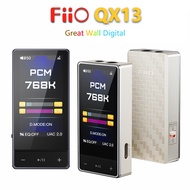 FiiO QX13 Portable Earphone AMP 8 Channel DAC ES9027SPRO Decoder 1.99“ Screen 1 Support 768KHz/32bit