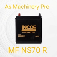(Ready Stock) Battery Kering NS70 R Jenama INCOE High Quality Warranty 1 Tahun
