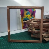 Frame size 21cm X 21cm. Diy canting batik. READY STOCK