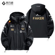 เสื้อแจ็คเก็ต T1 ทีม 2025 โลก FAKER 6 ดาว ONER Keria แจ็คเก็ต Doran แจ็คเก็ตฤดูใบไม้ผลิและฤดูใบไม้ร่