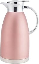 304 Stainless Steel Insulation Vacuum Thermo Water Jug Thermal Carafes Travel Water Bottle Double-layer Kettle Hotel Coffee Pot (Color : Roze, Size : 1.8L) Fashionable