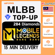 ML Diamond MY 284 Diamonds⚡Mobile Legends Diamonds Top-up⚡Available country(Account) -Malaysia⚡Leadi