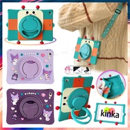360 degree rotating Stand Kids Safe Cute Cartoon TV Robot Kuromi Shockproof Tablet Cover with swivel