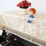 Lace Piano Cover Fabric Half Cover Vertical Cover Towel Piano Anti-dust Cover Cover Pastoral Fresh Yamaha Piano Cover Cover