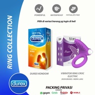 Durex Kondom Pria & Lock Ring VIB Croc Silikon Play Getar Pijat A