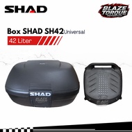 SHAD SH42 SH 42 Liter Motorcycle Box 55x28x40cm Black Universal Motorcycle Box