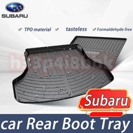 RideForce Subaru High Quality TPE Rubber boot tray Anti Non Slip Rear Trunk Boot Cargo Tray for Fore