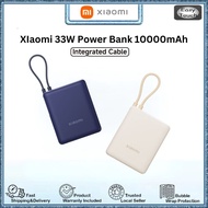 Xiaomi 33W Power Bank 10000mAh (Integrated Cable) | 33W | Charge Up To 3 Simultaneously | PowerBank 