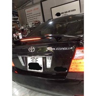 Sporty Toyota Altis 2008-2021 spoiler, with lights, Wood, sporty interior