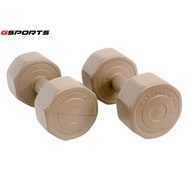 GSports 4kg x2 ดัมเบลพลาสติก *แพ็คคู่ Dumbbell 4kg x2