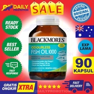 BLACKMORES ODOURLESS FISH OIL OMEGA 3 300 MG 6 9 MINYAK IKAN 90 KAPSUL