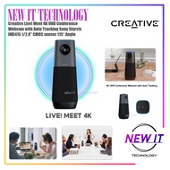 Creative Live Meet 4K UHD Conference Webcam with Auto Tracking Sony Starvis IMX415 1/2.8” CMOS senso
