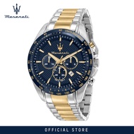 【Online Exclusive】Maserati Traguardo 45mm Mens Quartz  นาฬิกาข้อมือแฟชั่น R8873612046 Japan Movement
