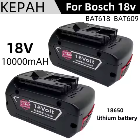 High-Performance For BOSCH 18V 6.0Ah đź§°LITHIUM-ION BATTERY GBA 18v 10.0 Ah Professional GBA GSR GSB B