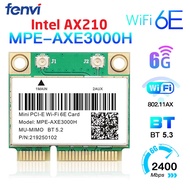 Wifi 6E Card Wireless Intel AC AX 6 Bluetooth 5.3 HALF MINI PCIE AX210