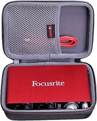 XANAD Case for Focusrite Scarlett Solo or 2i2 (3nd Gen) Audio Interface -Hard EVA Storge Bag