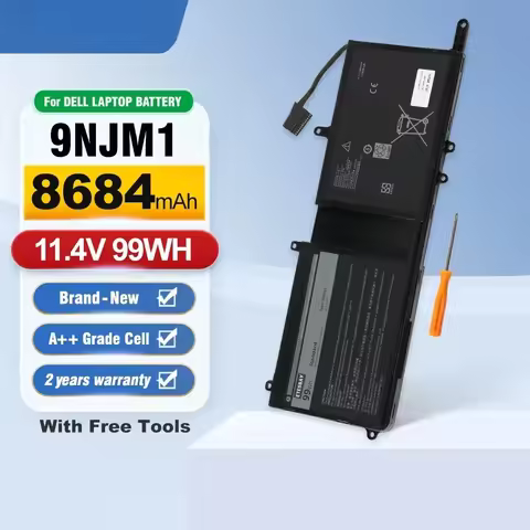 9NJM1 Laptop Battery For Dell Alienware 15 R3 R4 17 R5 Series P69F P31E P31E001 MG2YH HF250 0546FF 0