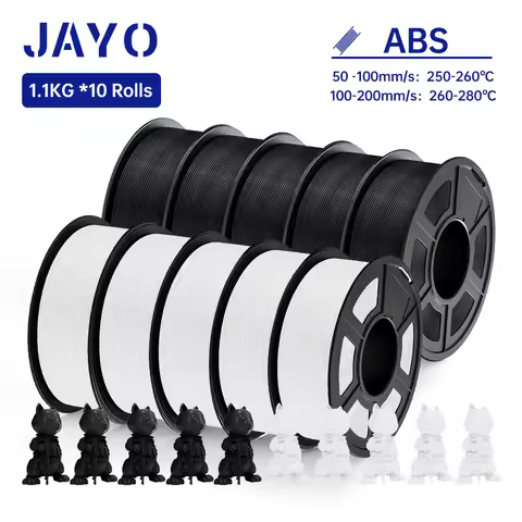 JAYO ABS Filament 1.75mm 1KG/Roll Plastic ABS 3D Printer Filament High Toughness 3D Printer Filament