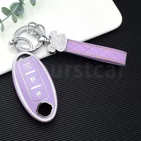 3 Buttons TPU For Nissan Kicks Altima X-Trail Fuga Navara Leaf Note Sentra Murano Tiida Qashqai J11 