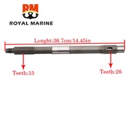 688-45611-00 NEW PROPELLER SHAFT PROP for Yamaha Outboard 50HP 60HP 70HP 75HP 85HP 90HP F40 F45 FT50